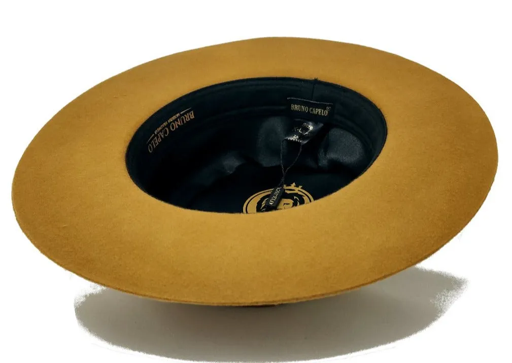 Bruno Capelo Zayden Wide Brim Wool Boater (Gaucho)
