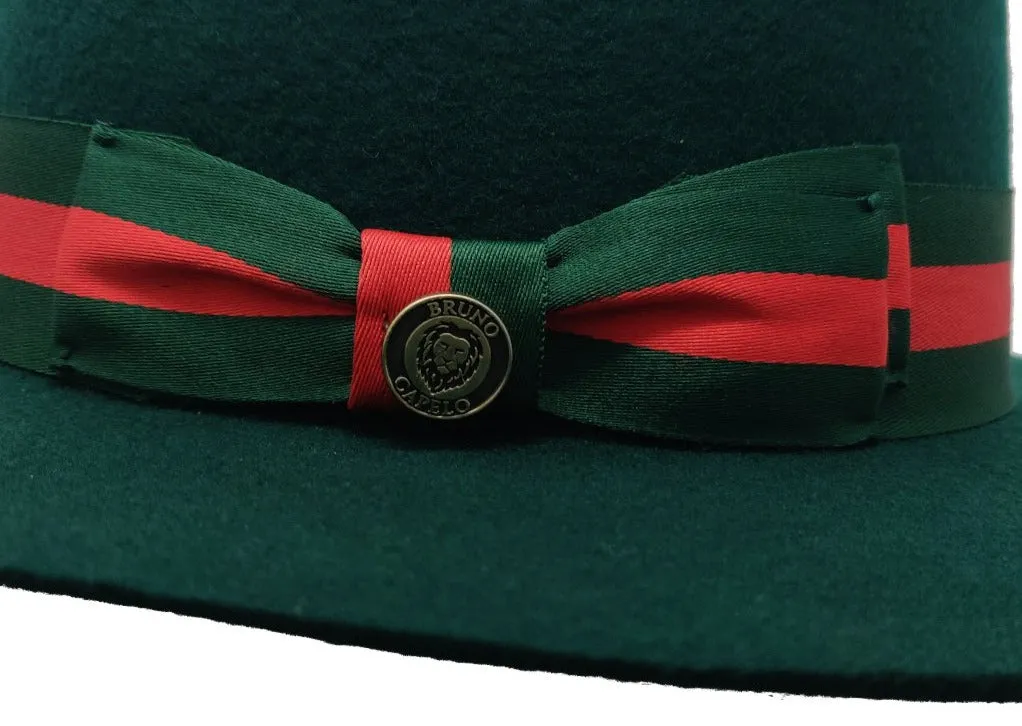 Bruno Capelo Zayden Wide Brim Wool Boater (Gaucho)
